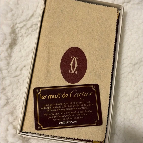 CARTIER Bordeaux Bi-Fold Long Wallet (Full Inclusion) - PRISTINE - Picture 6 of 7